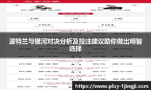 波特兰与银河对决分析及投注建议助你做出明智选择